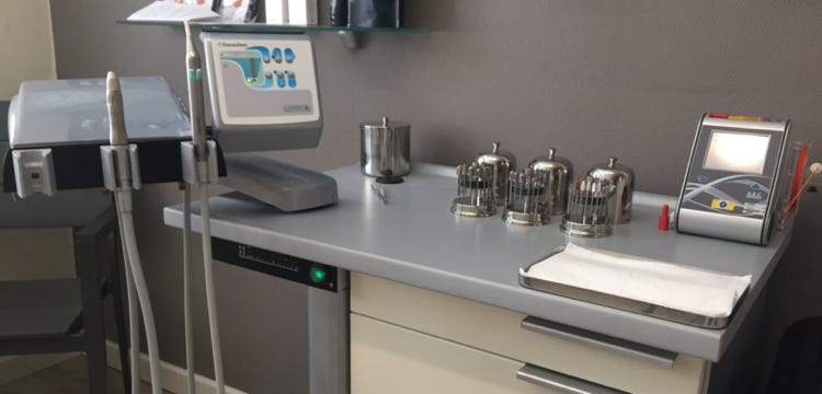 Afbeelding van pedicure unit.